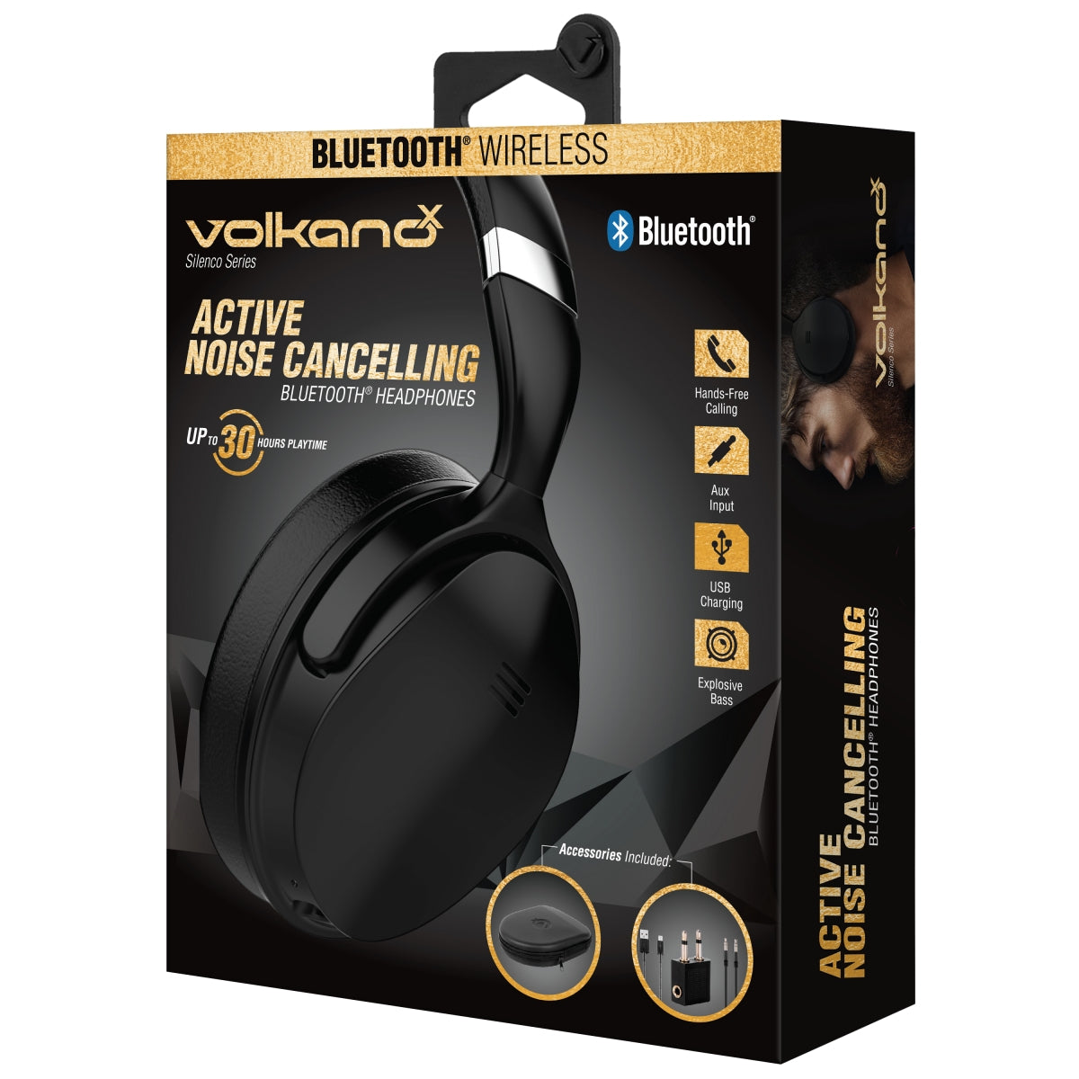 Volkano X Silenco Series - Active Noise Cancelling BT Headphones
