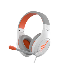 Load image into Gallery viewer, MEETION Stereo Gaming Headset with Mic Black Orange Lightweight Backlit