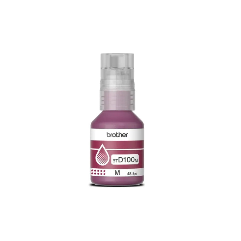 Brother BTD100 Magenta Original Ink Bottle - BTD100M