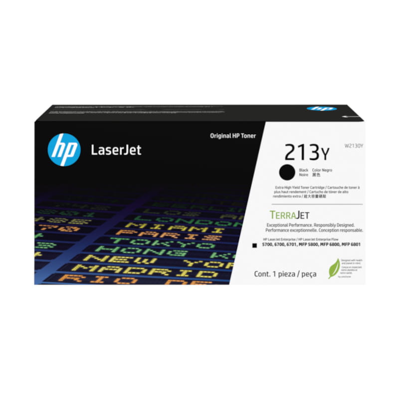 HP 213Y Extra High Yield Black Original Toner - W2130Y