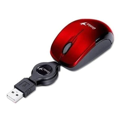 Genius Micro Traveler USB Mouse Ruby