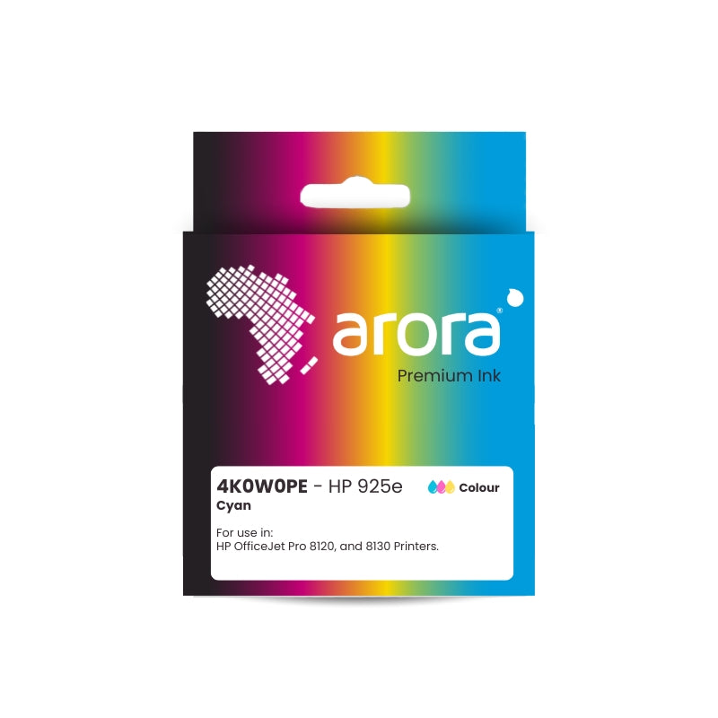 HP 925e High Yield Cyan Compatible EvoMore Ink - 4K0W0PE