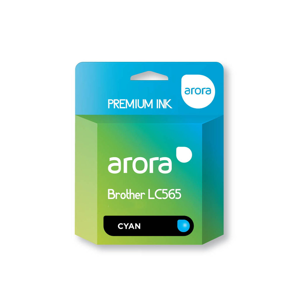 Brother LC565 ink cyan - LC569XLC Ink cartridge - Compatible