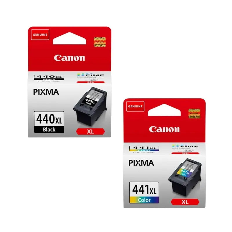 Canon 440XL Black and 441XL Tri-Colour High Yield Original Ink Multipack - PG-440XL/CL-441XL