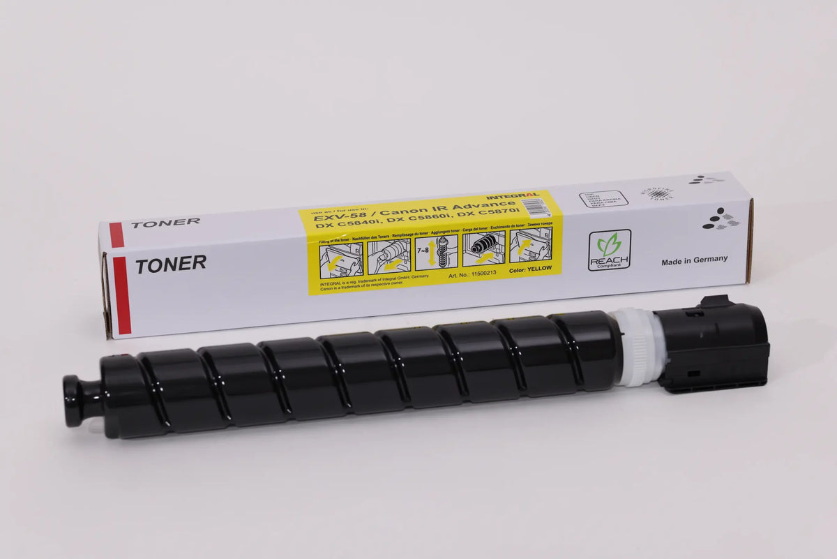 Canon C-EXV 58L Yellow Compatible Toner - CEXV58LY