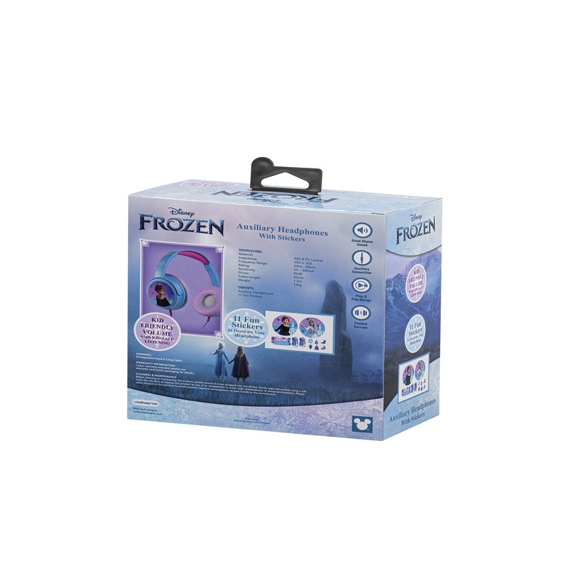 Disney Frozen Auxiliary headphones with 11 Stickers