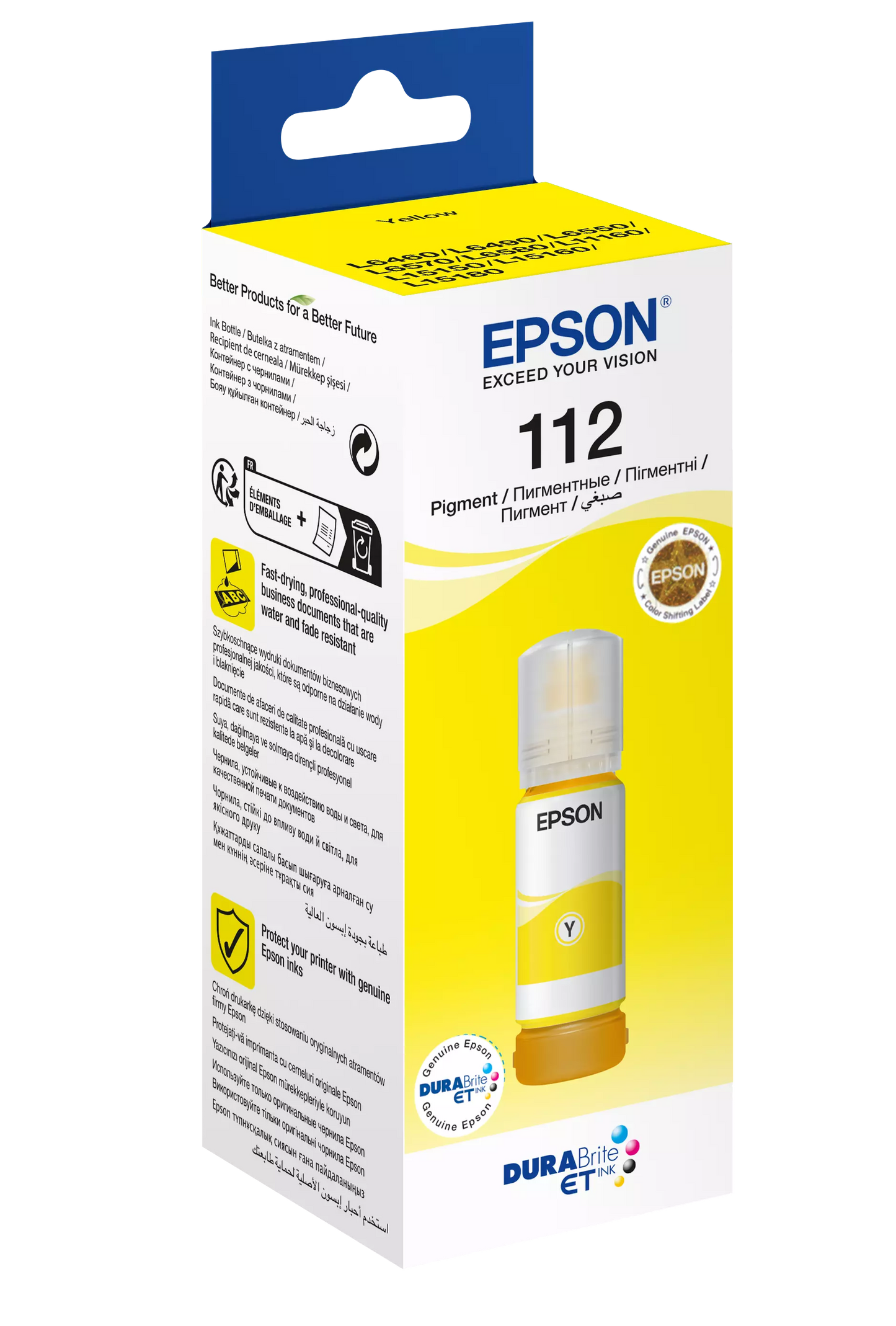 Epson 112 EcoTank Yellow Original Ink - T06C44A