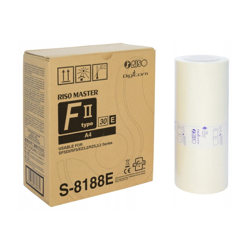 Riso S-8113E Black and S-8188E A4 Original Ink and Master Multipack - S8113E / S8188E