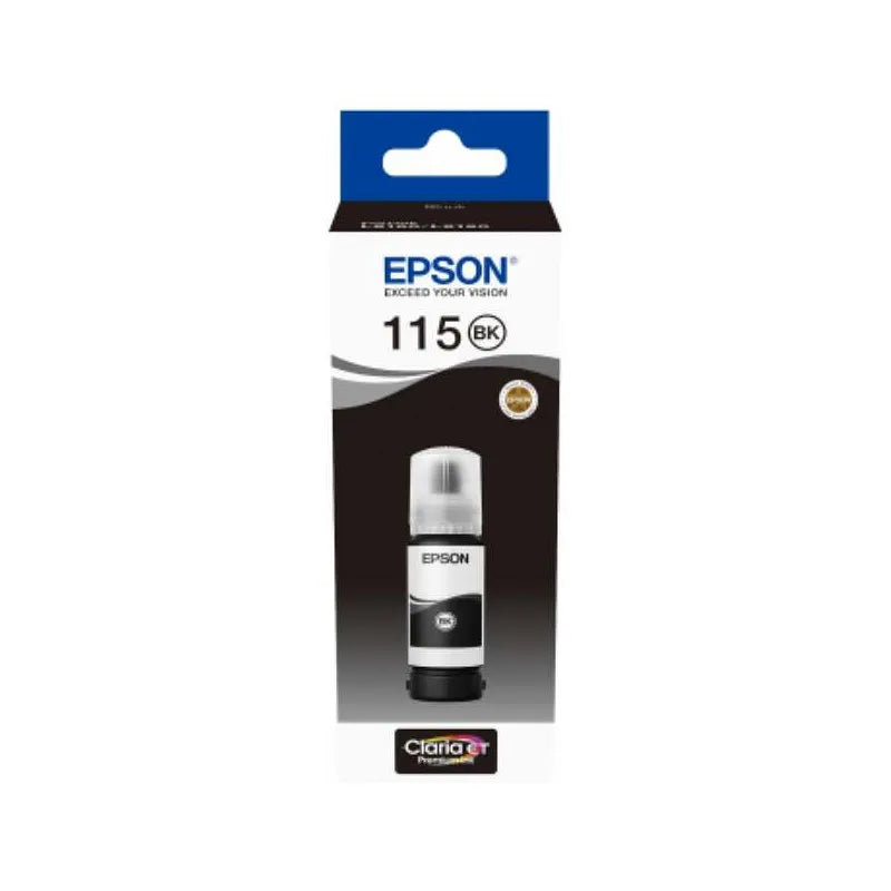 Epson 115 EcoTank Pigment Black Original Ink - C13T07C14A