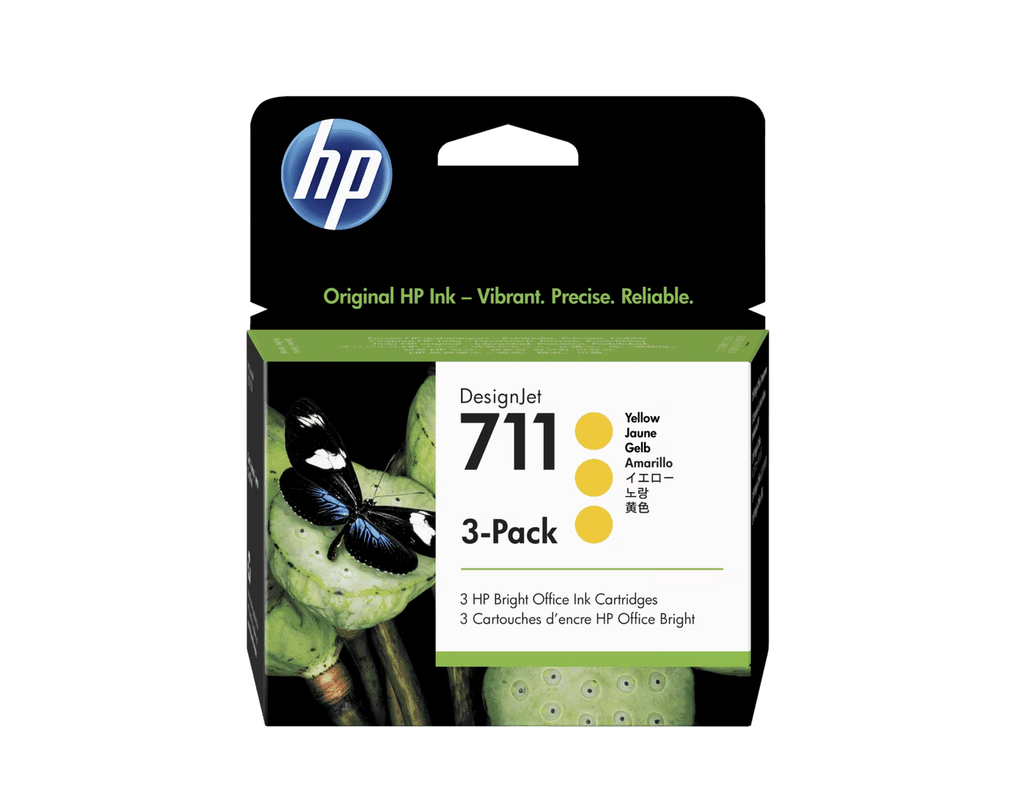 HP 711 29ml DesignJet yellow Inks - Genuine HP CZ136A Original DesignJet cartridge
