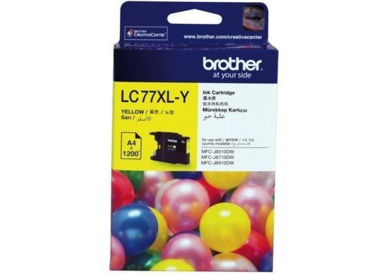 Brother LC77 ink yellow - Brother-LC77XLY - tonerandink.co.za