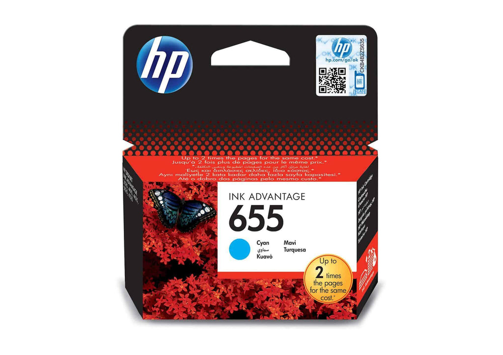 HP 655 ink cyan - CZ110AE - HP-CZ110AE - tonerandink.co.za