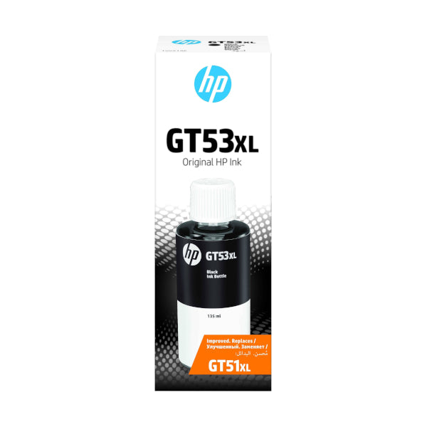 HP GT53XL 135ml Black Original Ink Bottle - 1VV21AE