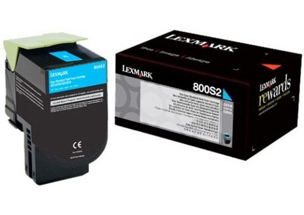 Lexmark 800S2 toner cyan - 80C0S20 - Lexmark-80C0S20 - tonerandink.co.za
