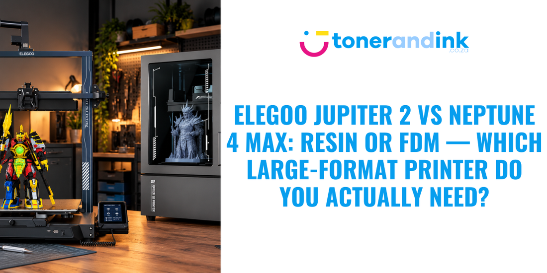 ELEGOO Jupiter 2 vs Neptune 4 Max: Resin or FDM — Which Large-Format Printer Do You Actually Need?