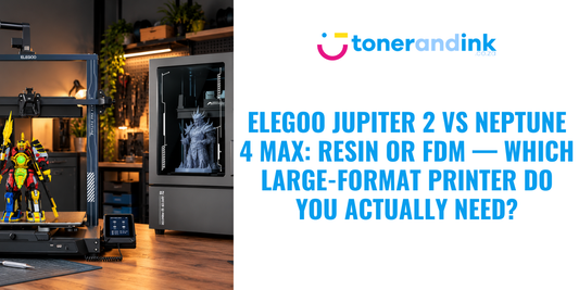ELEGOO Jupiter 2 vs Neptune 4 Max: Resin or FDM — Which Large-Format Printer Do You Actually Need?