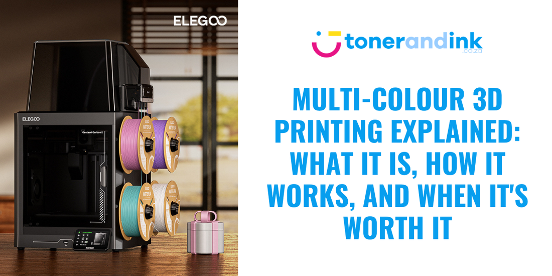 Multi-Colour 3D Printing Explained: What It Is, How It Works, and When It's Worth It
