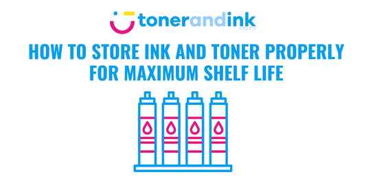 How to Store Ink and Toner Properly for Maximum Shelf Life
