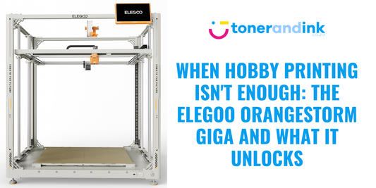 When Hobby Printing Isn't Enough: The ELEGOO OrangeStorm Giga and What It Unlocks