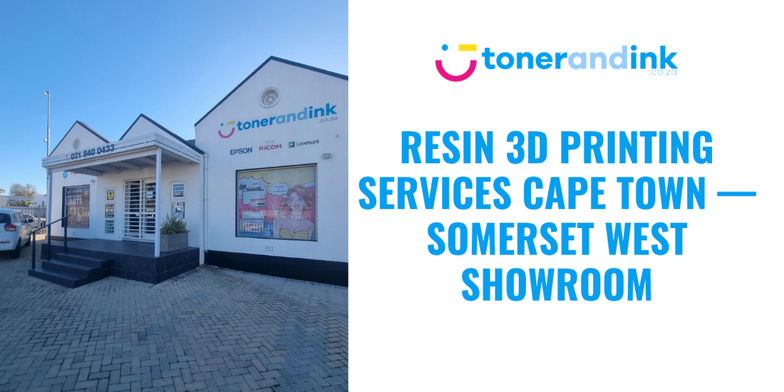 Resin 3D Printing Services Cape Town — Somerset West Showroom