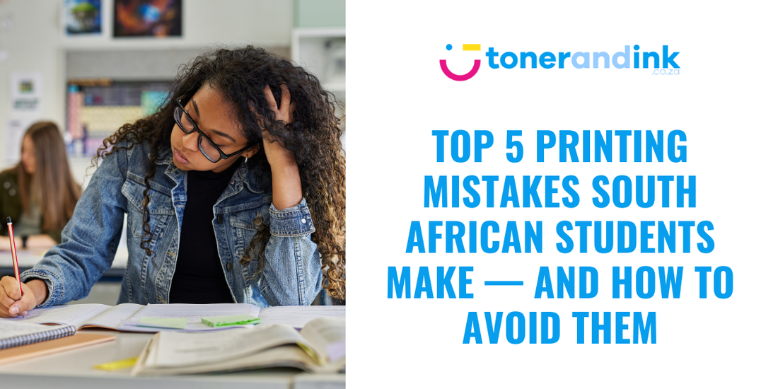 Top 5 Printing Mistakes South African Students Make — And How to Avoid Them