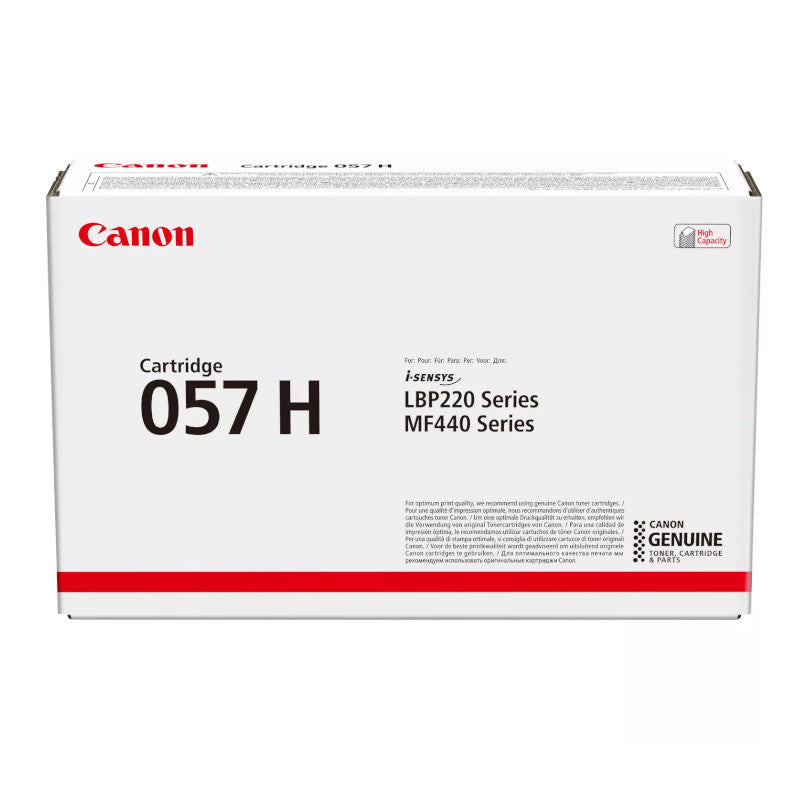 Canon 057H Black High Yield Original Toner
