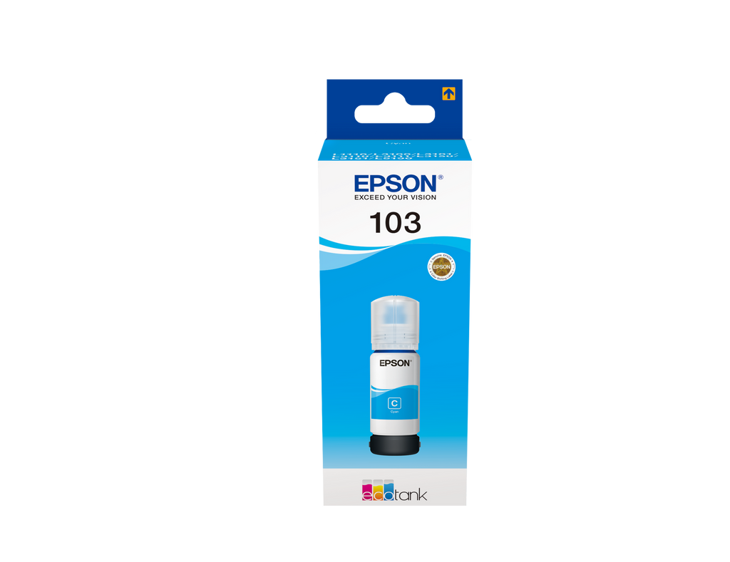 Epson 103 EcoTank Cyan Original Ink - T00S24A