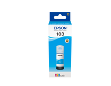 Load image into Gallery viewer, Epson 103 EcoTank Cyan Original Ink - T00S24A