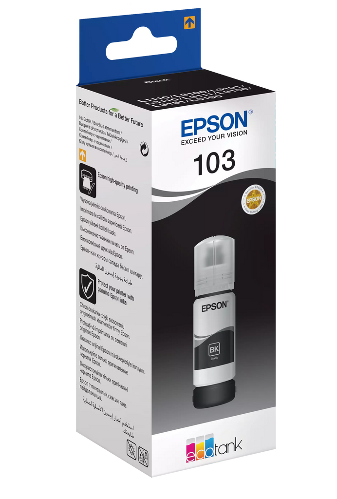 Epson 103 EcoTank Black Original Ink - T00S14A