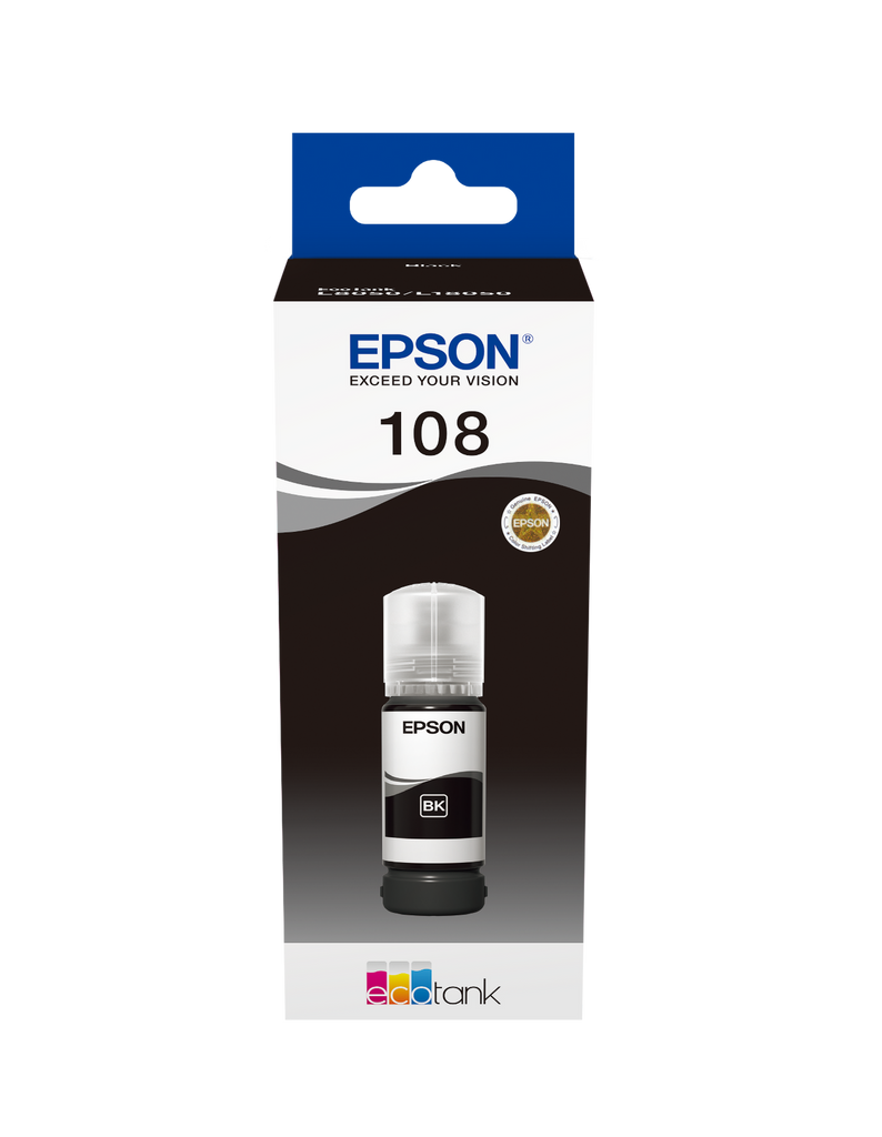 Epson 108 EcoTank Black Original Ink - T09C14A