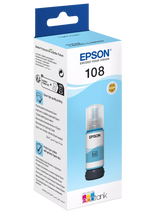 Load image into Gallery viewer, Epson 108 EcoTank Light Cyan Original Ink - T09C54A