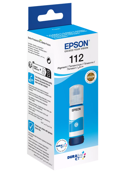 Epson 112 EcoTank Cyan Original Ink - T06C24A