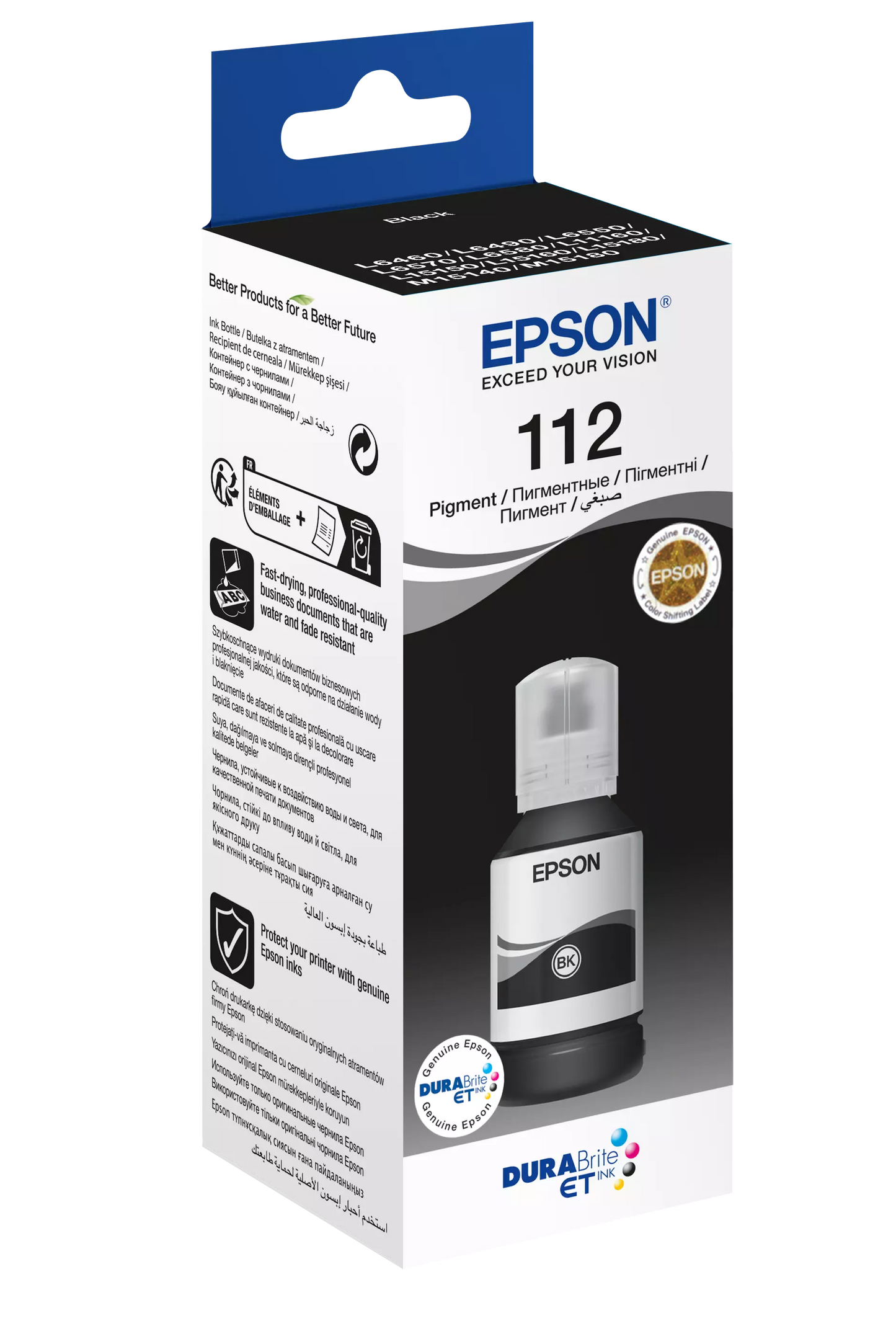 Epson 112 EcoTank Black Original Ink - T06C14A