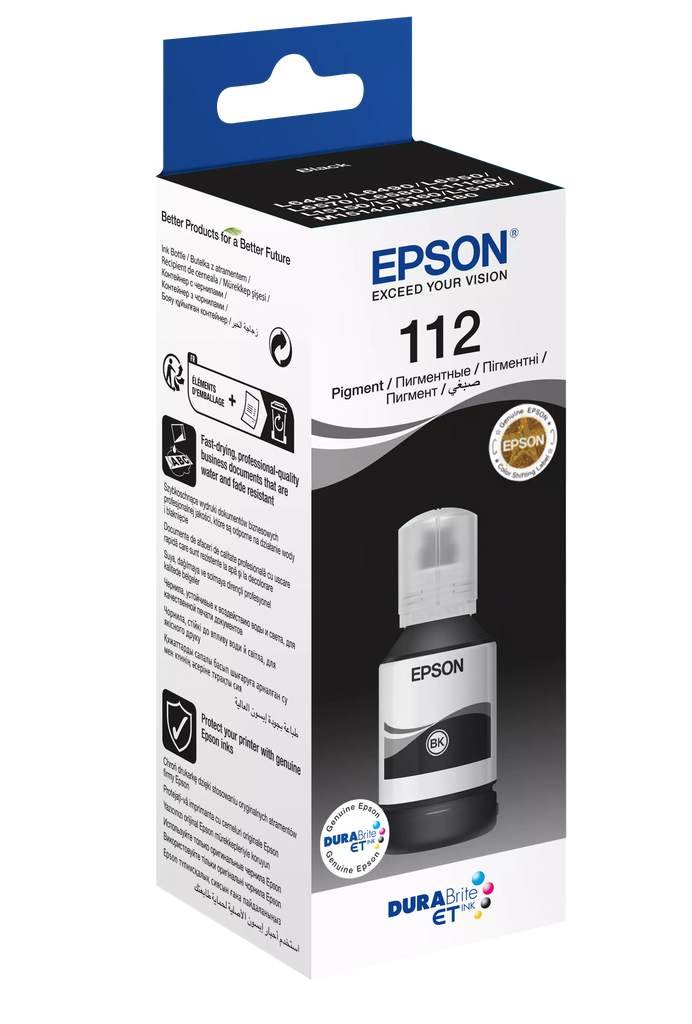 Epson 112 EcoTank Black Original Ink - T06C14A