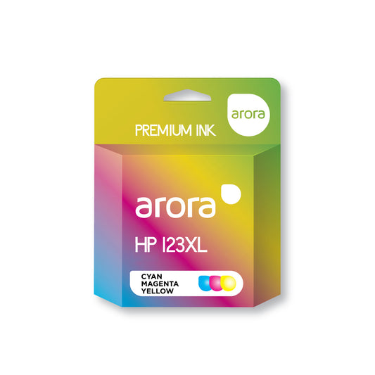 HP 123XL High Yield Tri-Colour Compatible Ink - F6V18AE