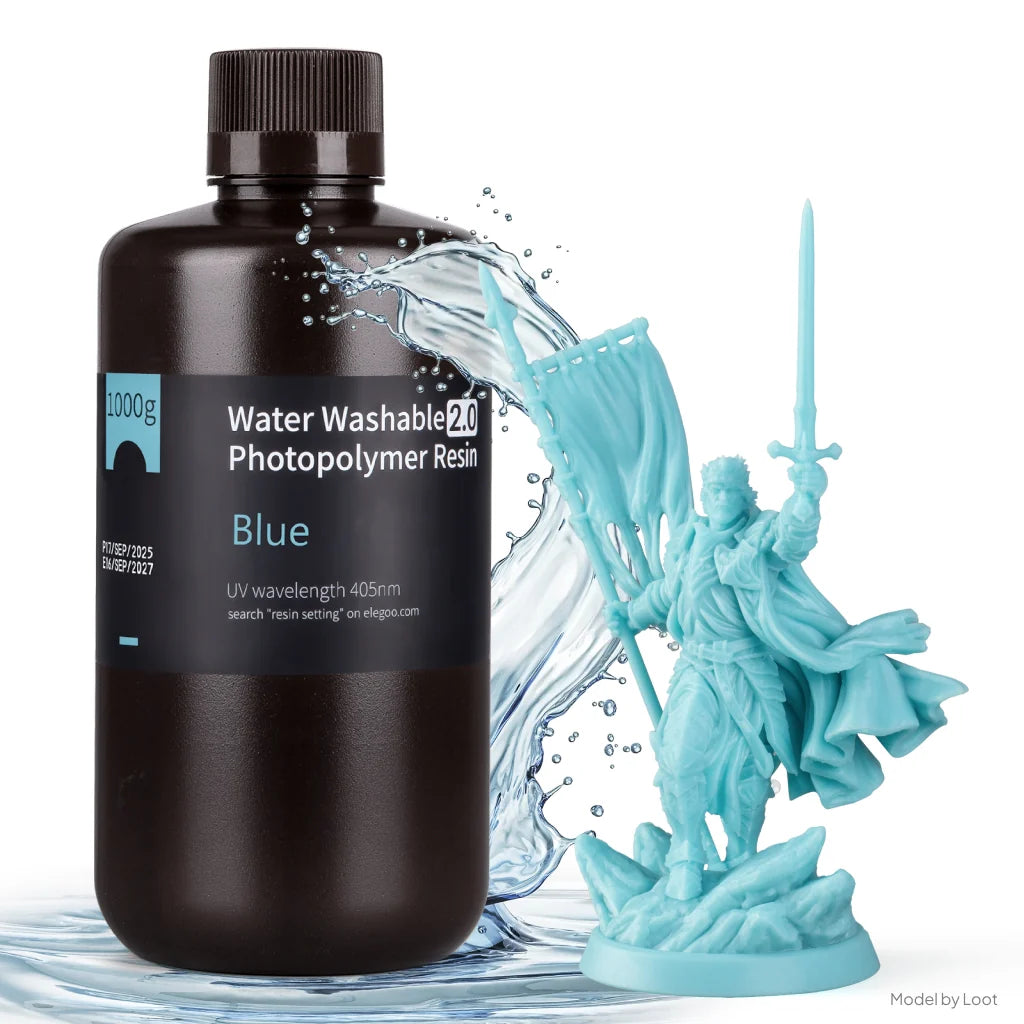 ELEGOO Water-Washable Resin V2.0 1KG