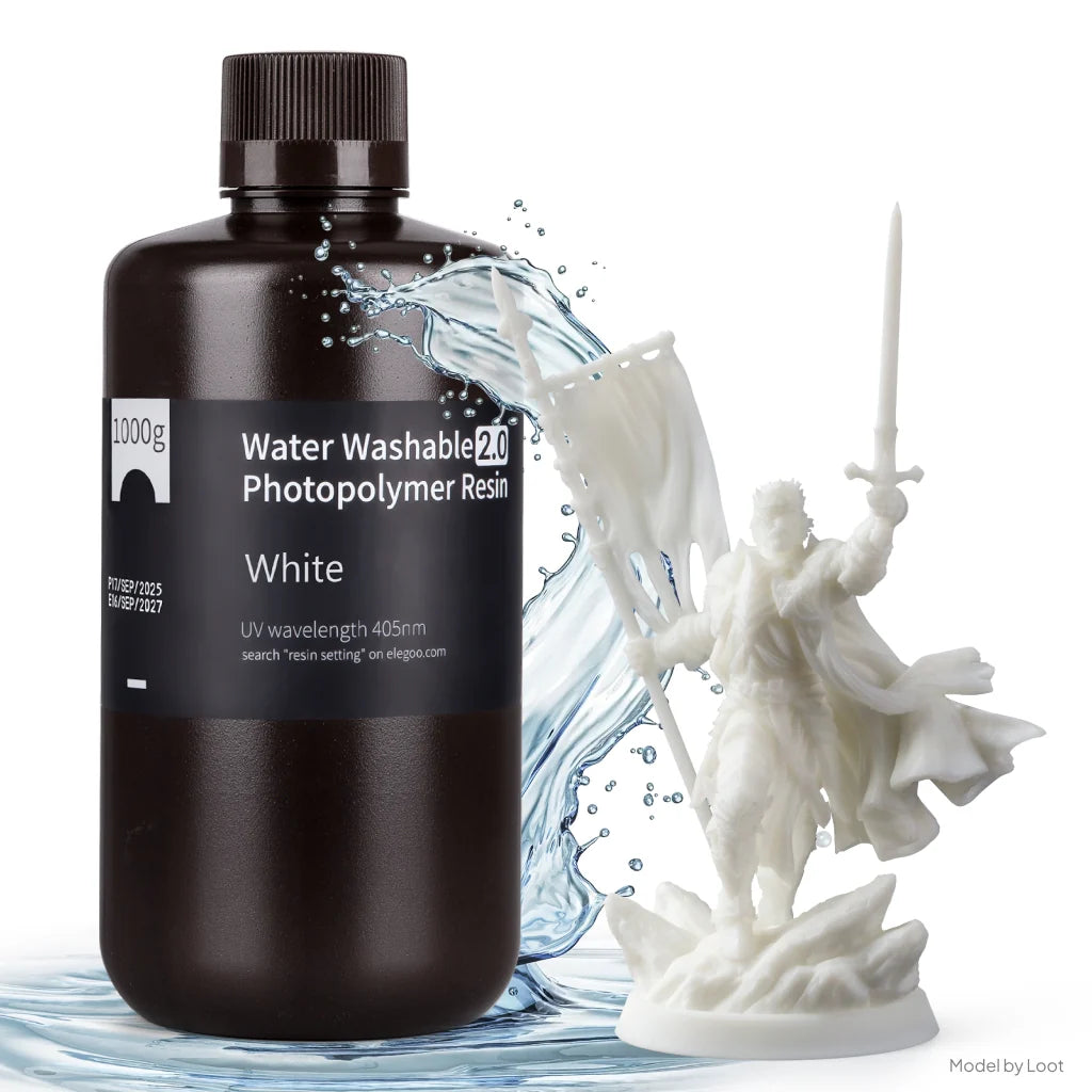 ELEGOO Water-Washable Resin V2.0 1KG