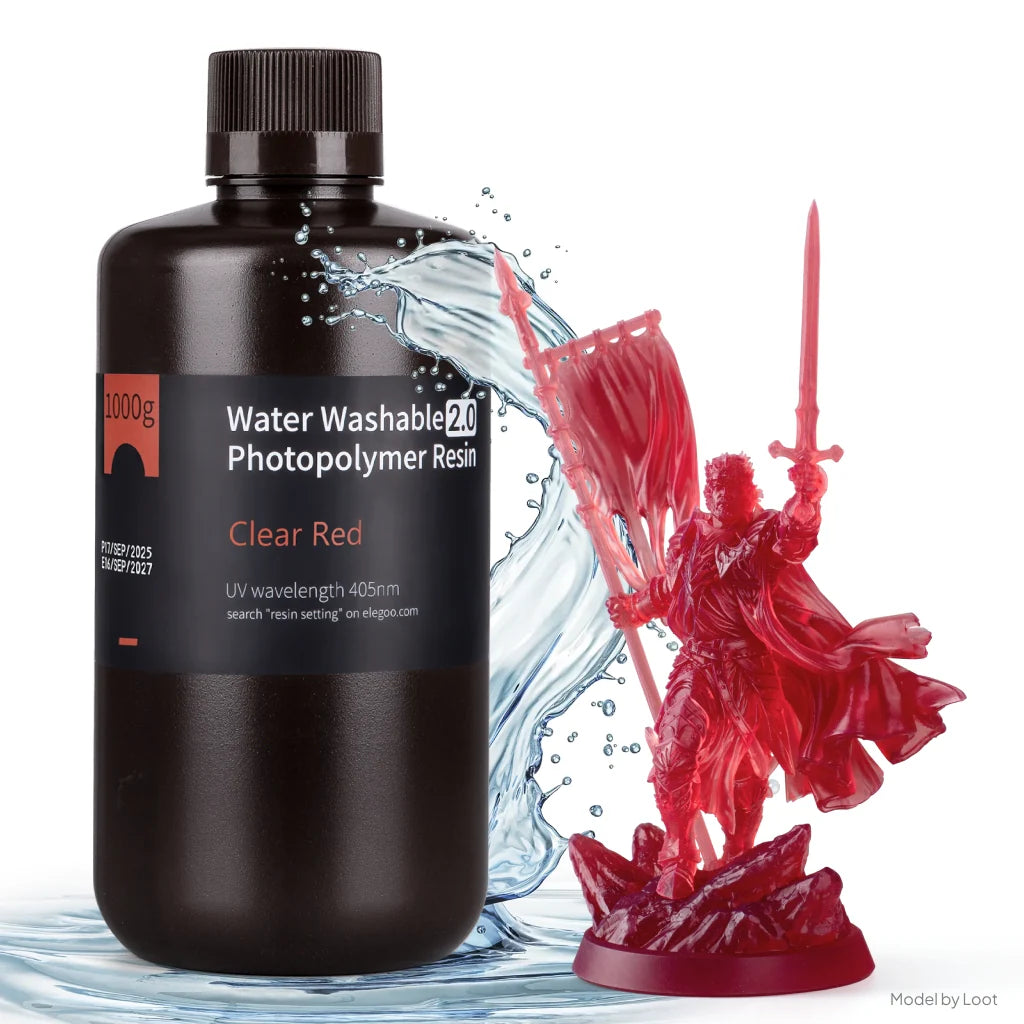 ELEGOO Water-Washable Resin V2.0 1KG