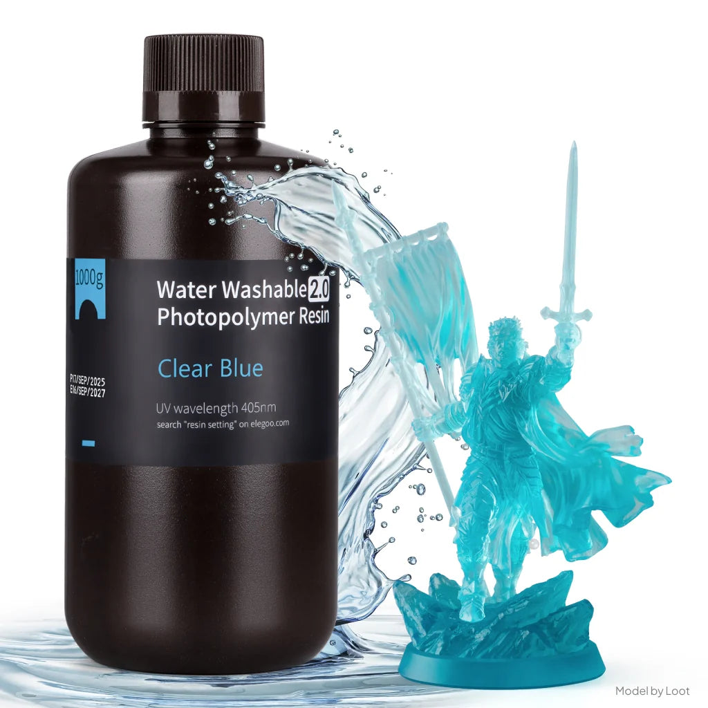ELEGOO Water-Washable Resin V2.0 1KG