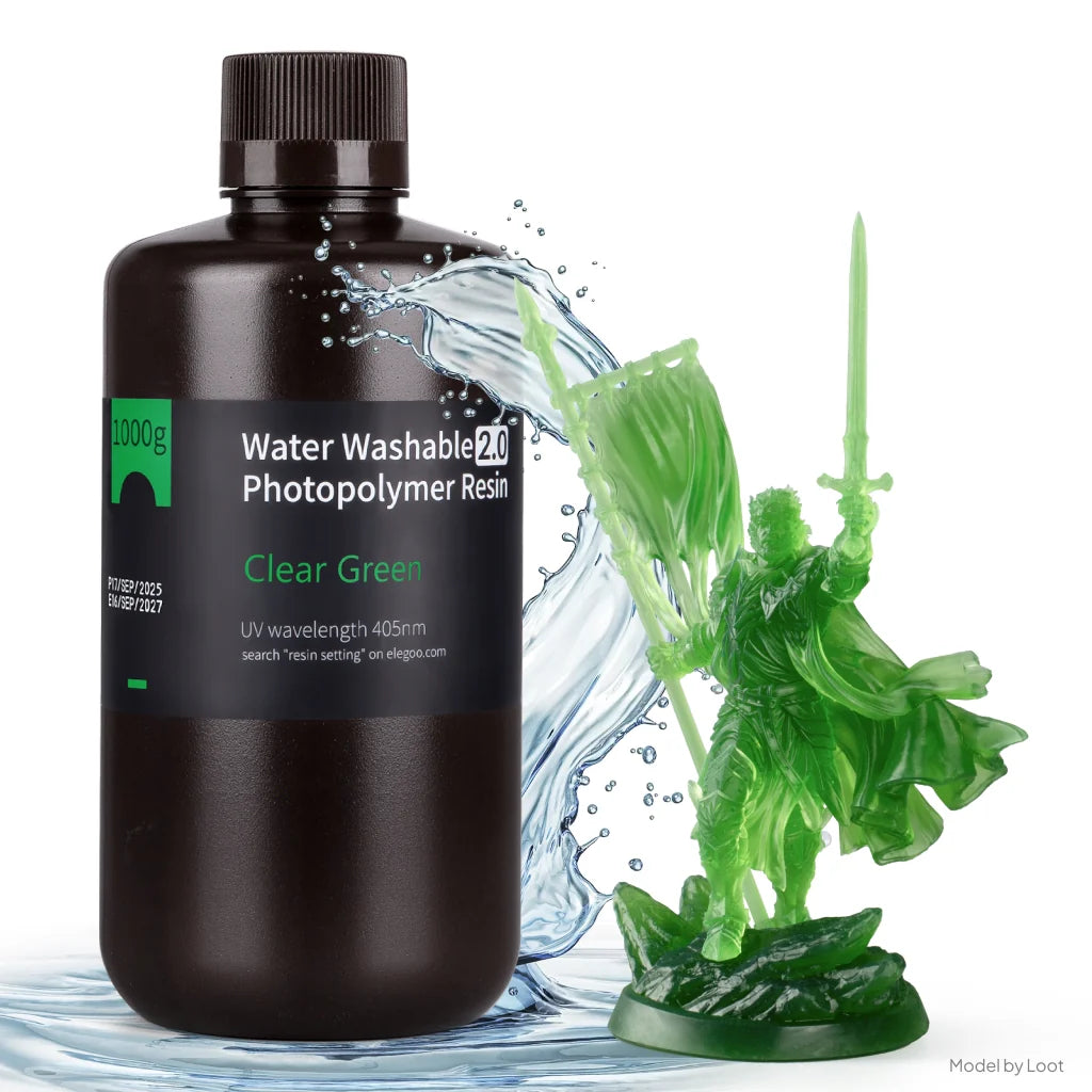 ELEGOO Water-Washable Resin V2.0 1KG