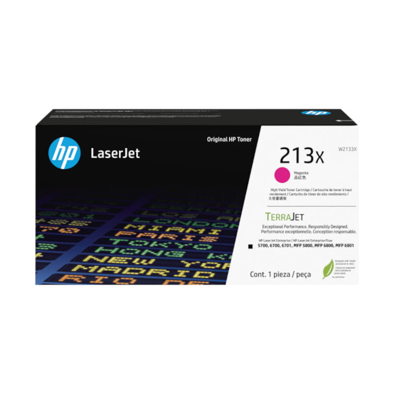 HP 213X High Yield Magenta Original Toner - W2133X
