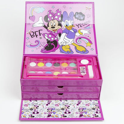 Disney Minnie Mouse 43-Piece Colouring Stationery Briefcase
