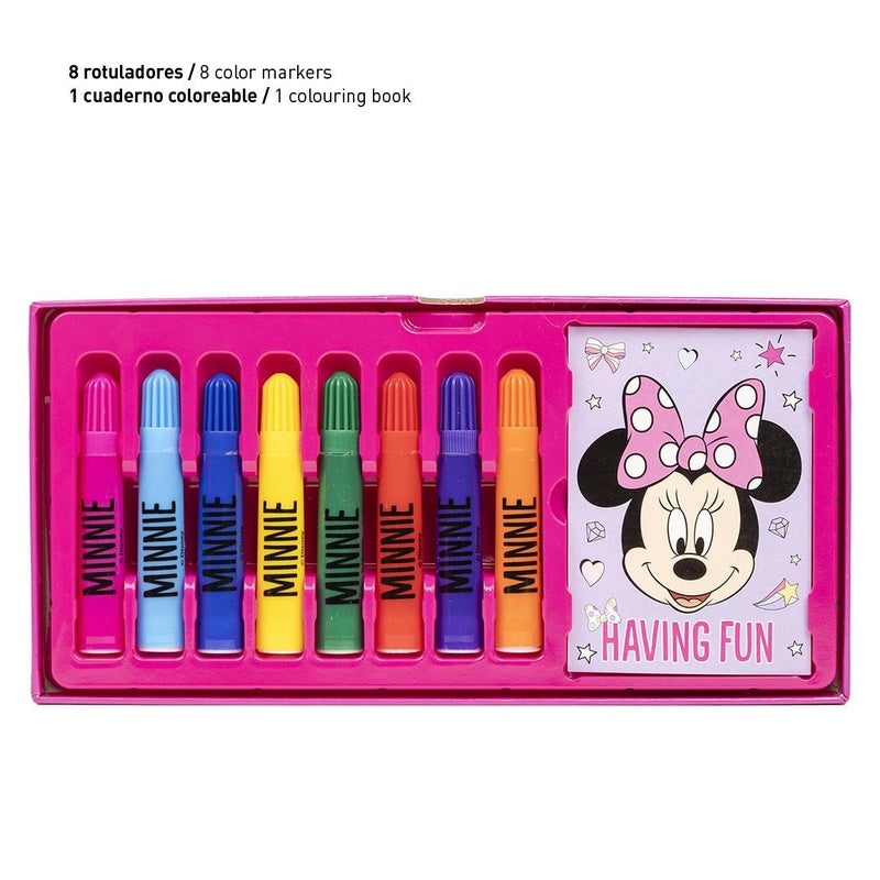 Disney Minnie Mouse 43-Piece Colouring Stationery Briefcase