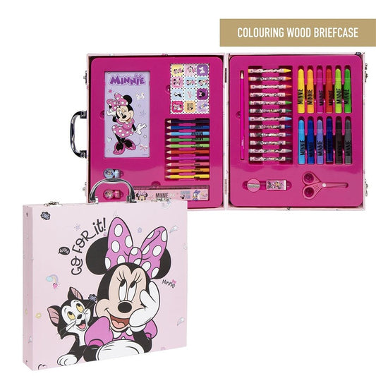 Disney Minnie Mouse 42-Piece Stationery Briefcase