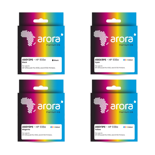HP 938e High Yield CMYK Compatible EvoMore Ink Multipack - H938eMP