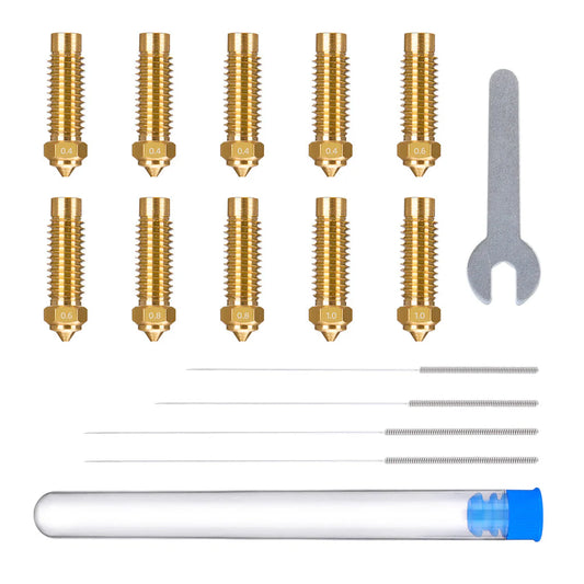 ELEGOO Multi-Size Brass Nozzle Kit for Neptune 4 Plus/ 4 Max