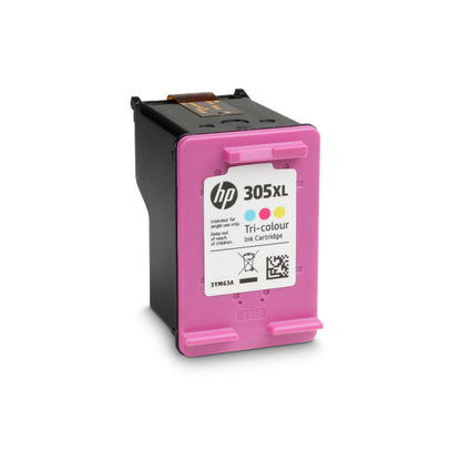 HP 305XL Black And Tri Colour Original High Yield Ink Cartridge Multipack - 3YM62AE/3YM63AE