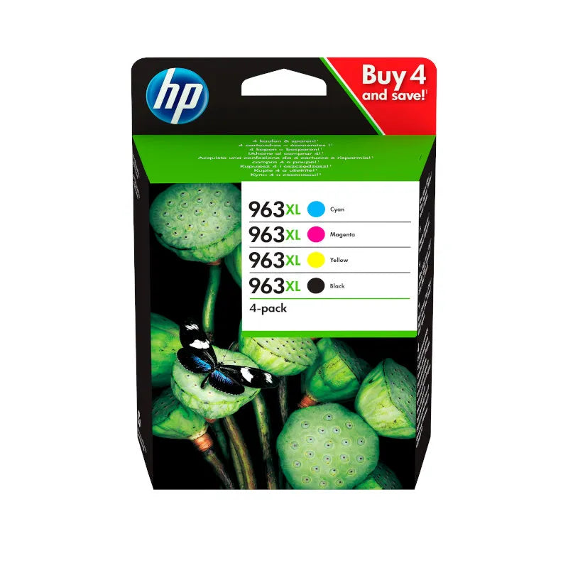 HP 963XL High Yield CMYK Original Ink Multipack - 3YP35AE