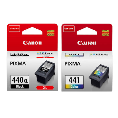 Canon 440XL High Yield Black and 441 Tri-Colour Original Ink Multipack - PG 440XL/CL 441