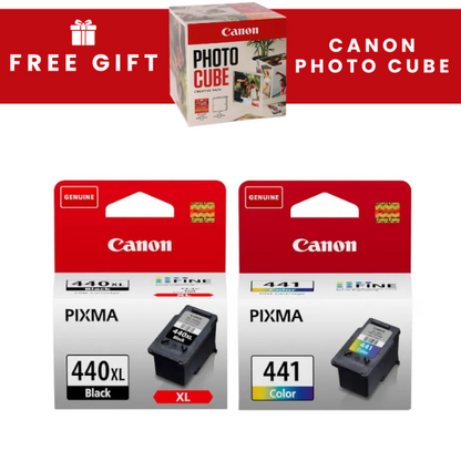 Canon 440XL High Yield Black and 441 Tri-Colour Original Ink Multipack - PG 440XL/CL 441